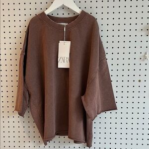 Zara Women's Brown Sweater